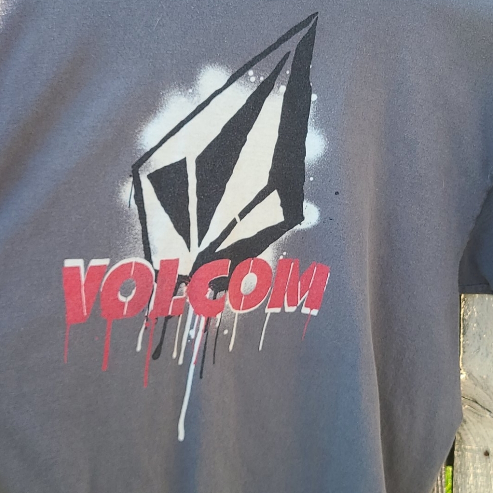 Volcom Tee In Gray, Black, Red And White - image 2